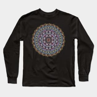 English Bulldog yoga Medallion Long Sleeve T-Shirt